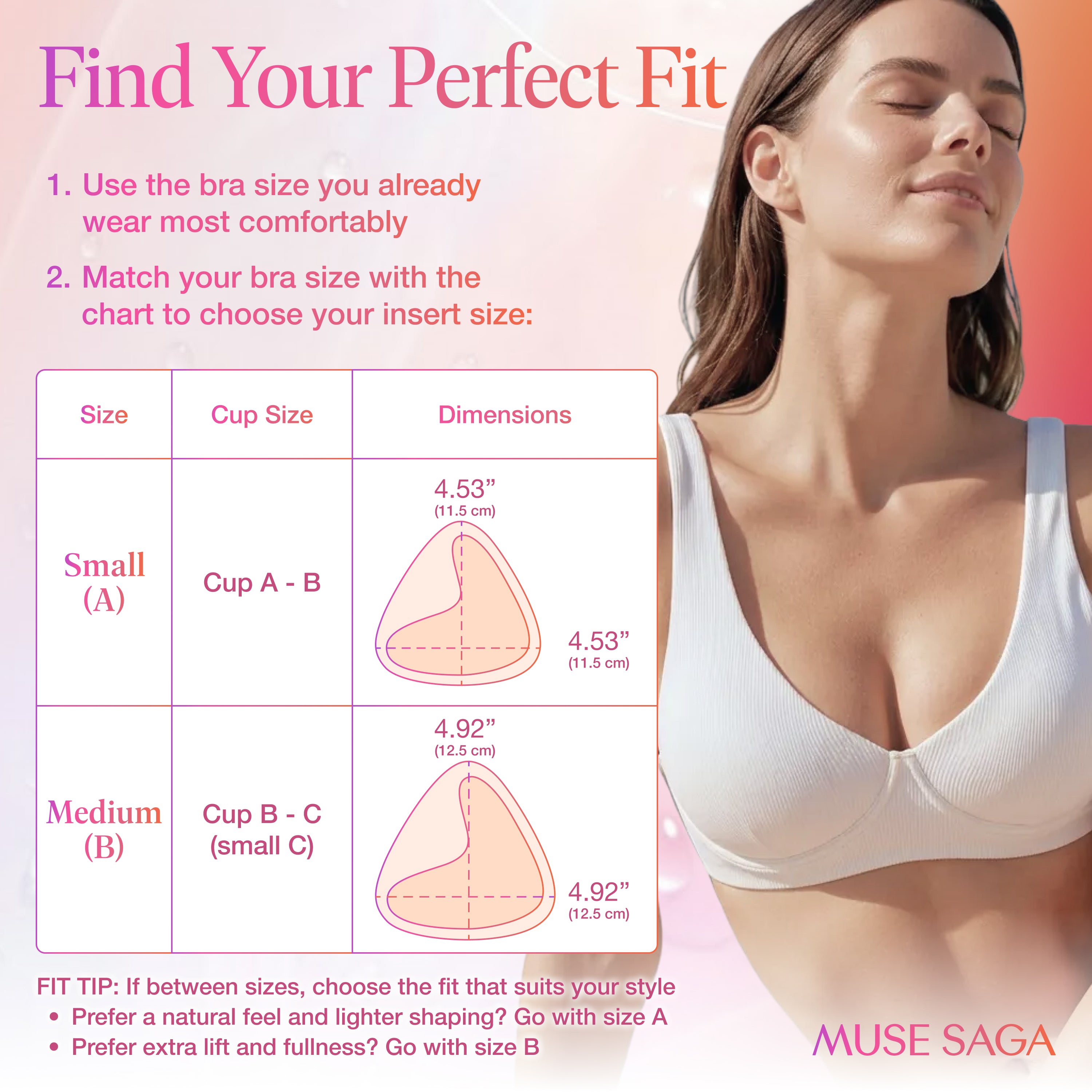 Muse Saga Sticky Bra Inserts