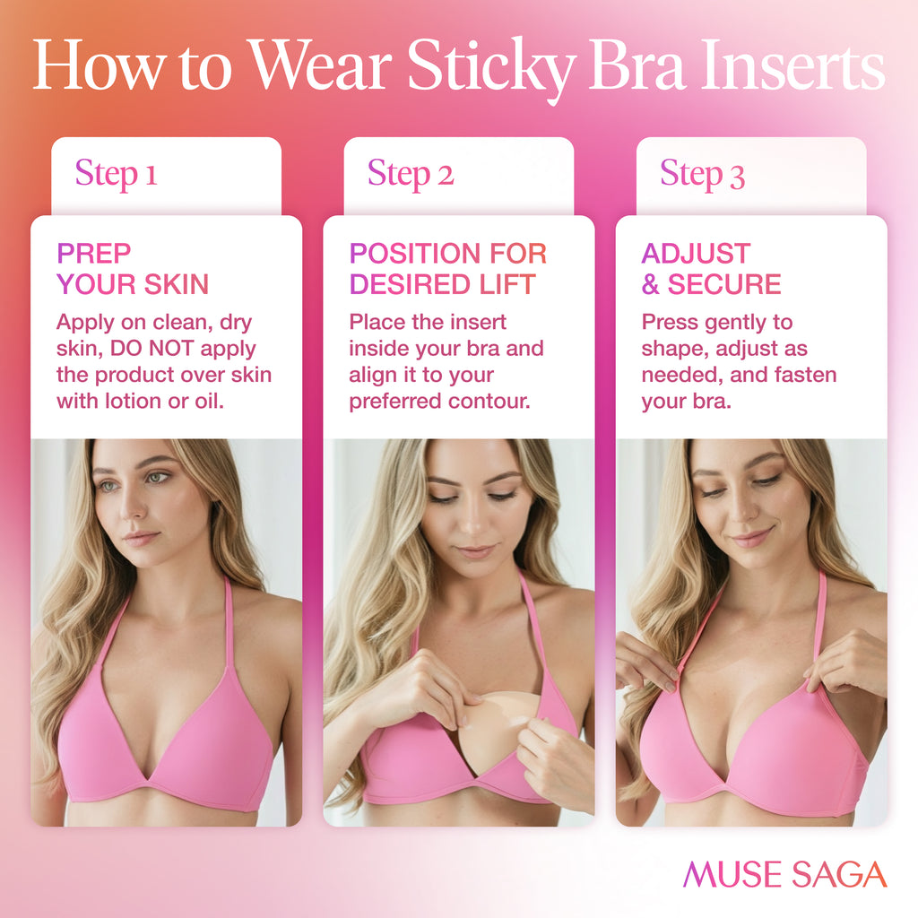 Muse Saga Sticky Bra Inserts