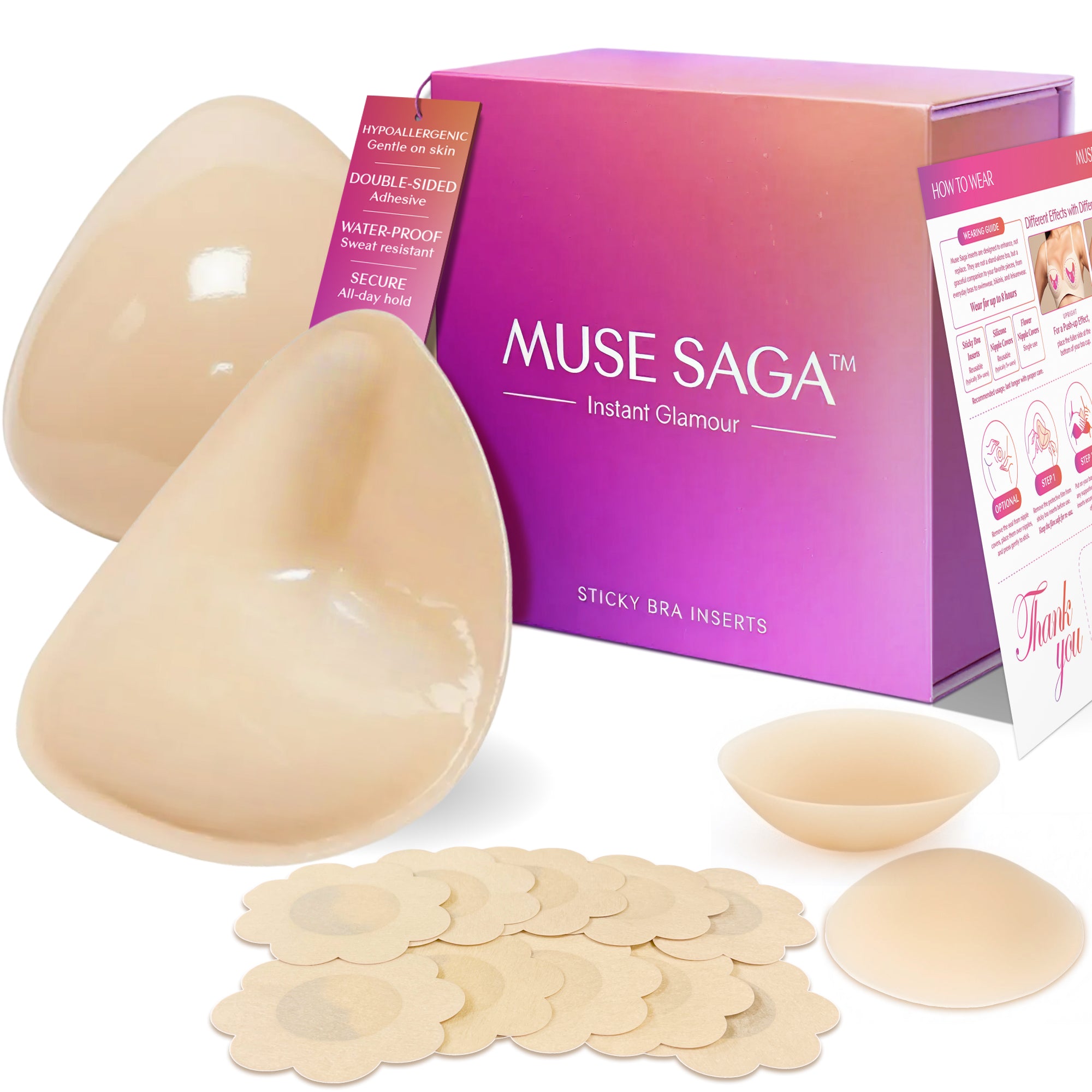 Muse Saga Sticky Bra Inserts